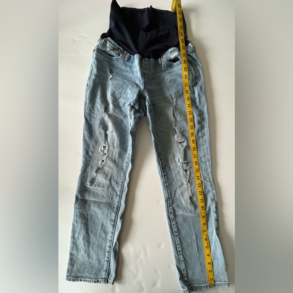 Gap Maternity Best Girlfriend Distressed Jeans